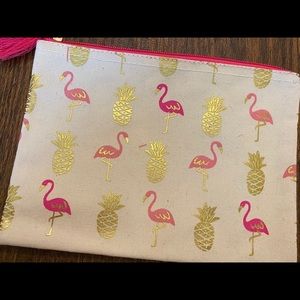 Flamingo & Pinapple Cosmetic Bag